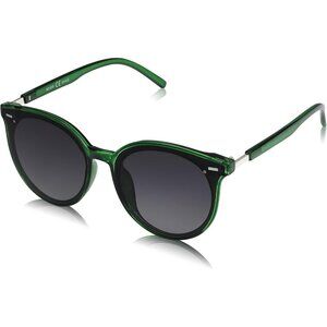 ⚡SOJOS Womens Green Trendy Classic Round Retro Vintage Large‎ Frame Sunglasses